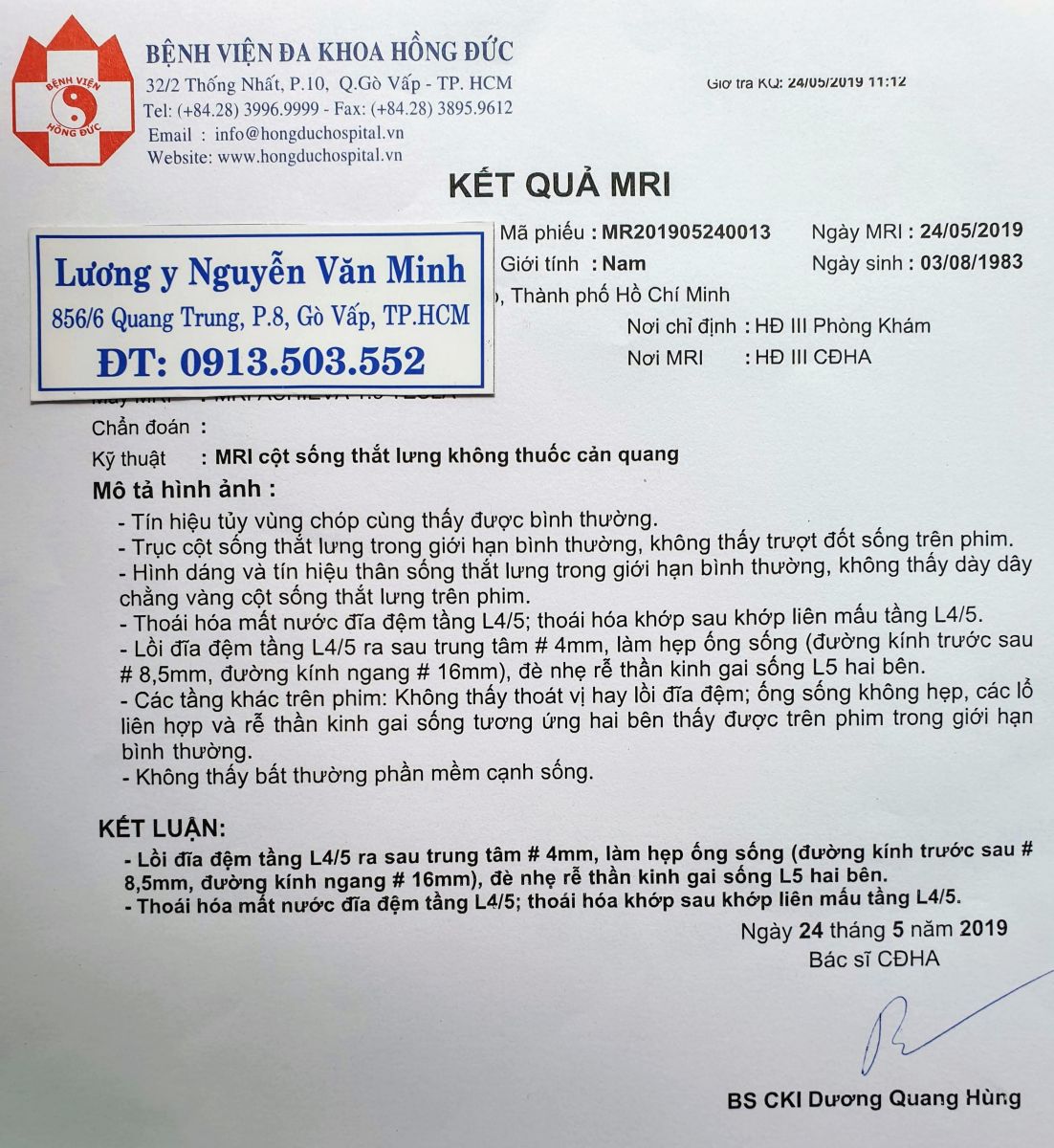 Bệnh viện đa khoa Hồng Đức